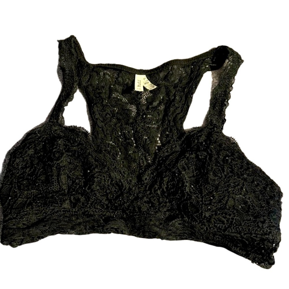 Mudd Black Lace Racerback Bralette Size Xs Nwot